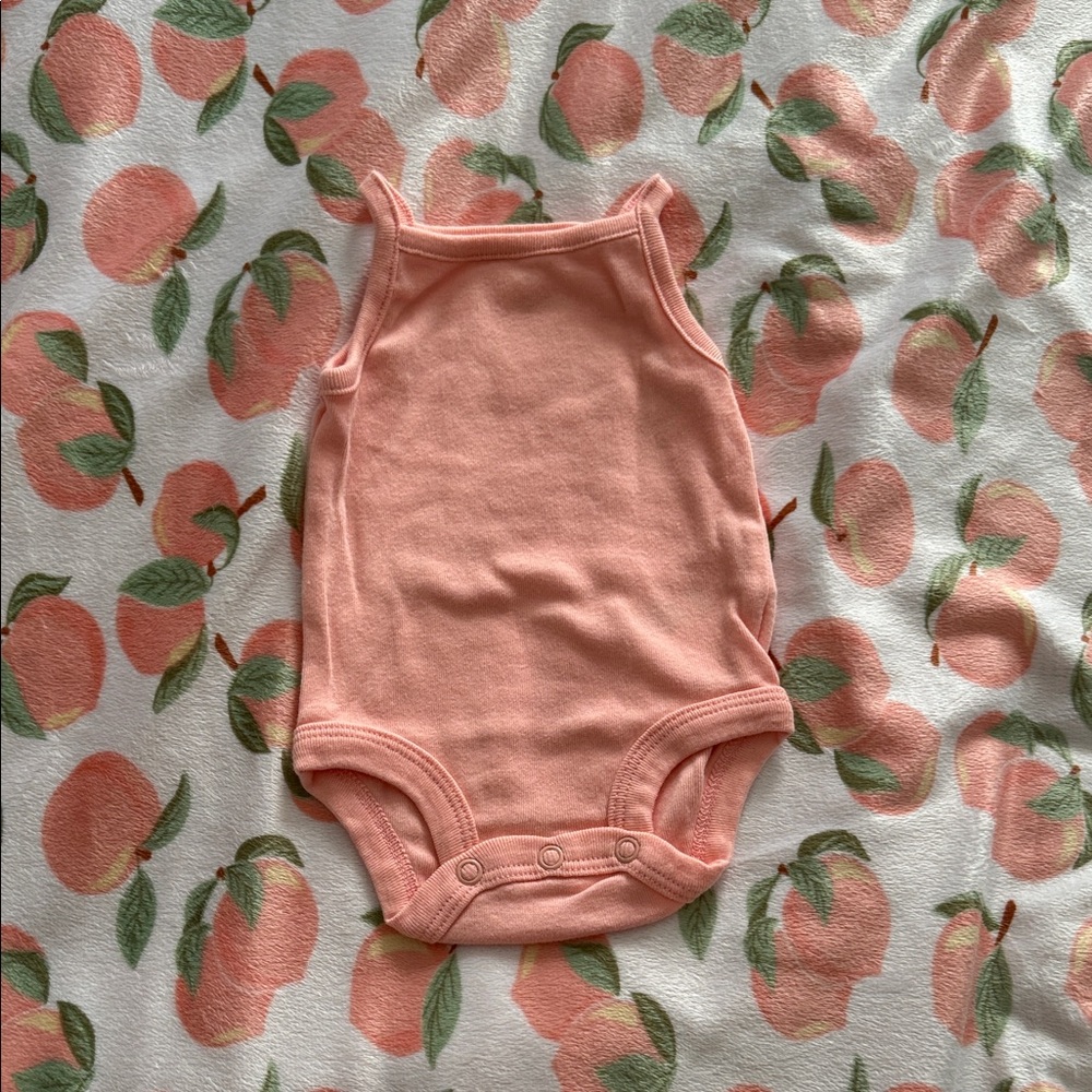 Carter's Pink Sleeveless Baby Bodysuit